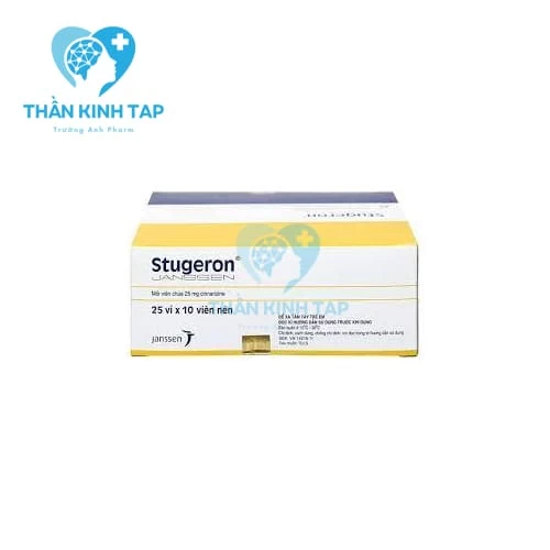 Stugeron 25mg - Thuốc điều trị rối loạn tuần hoàn não say tàu xe